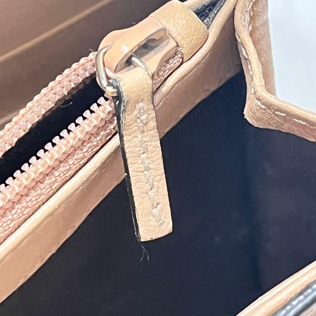 美品✨GUCCI レアカラー　マイクロシマ　GG柄 メタリックカーキ　エナメル