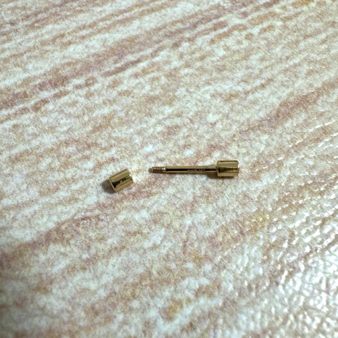 Shihara　シハラ　Twist pin　ダイヤモンド ピアス　18K