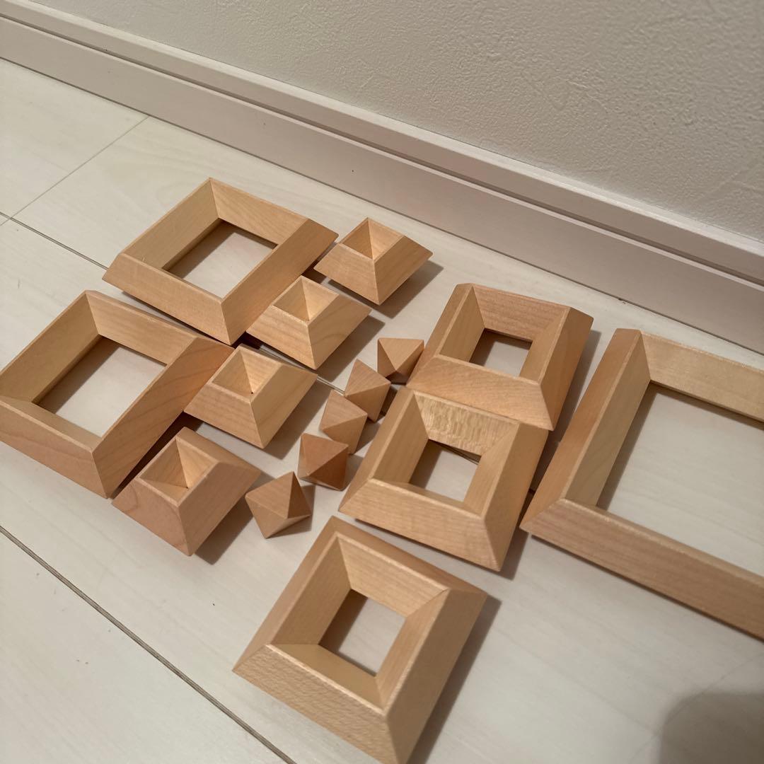 【専用です】ネフ社　Naef　ダイアモンド　白木　 積み木 スイス製