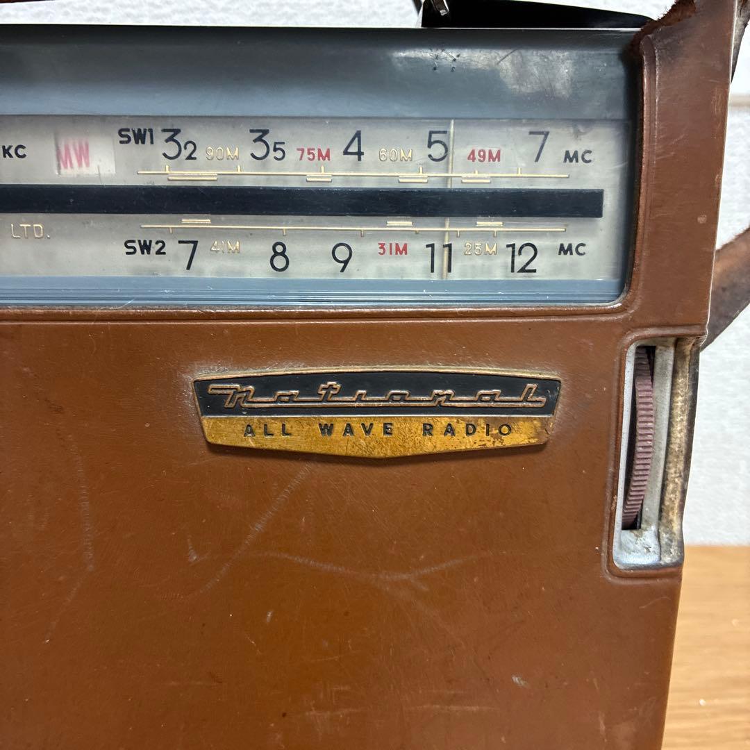 National UA-120ヴィンテージ ラジオ ALL WAVE ジャンク