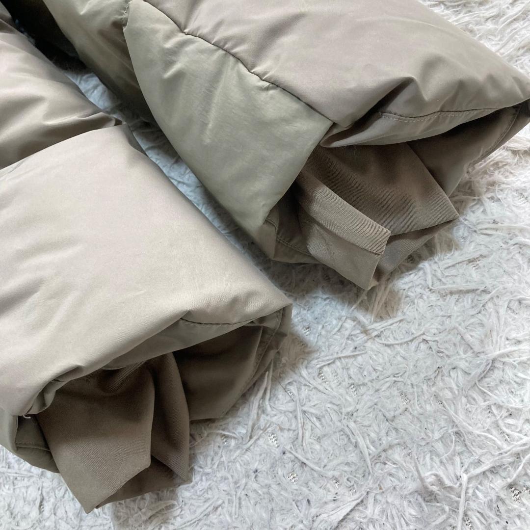 17211✨アディダス イシェルター ロングダウンジャケット フード ロゴテープ