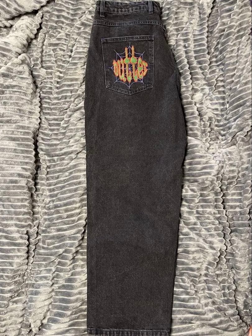 (激レア)Butter goods デニムスパイダーウェブ刺繍