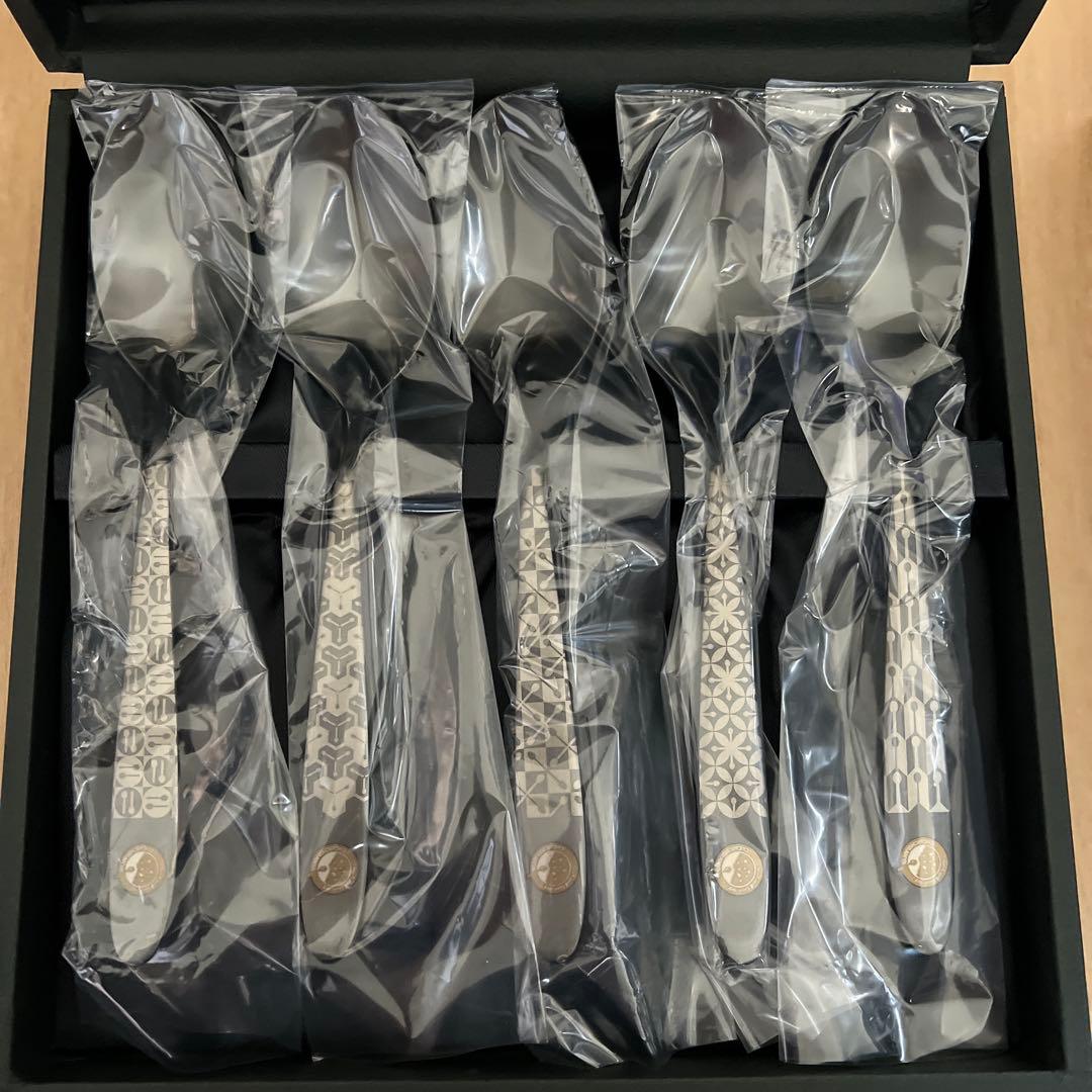 【新品未使用】CoCo壱 40周年 Shikkokuスプーン5本セット