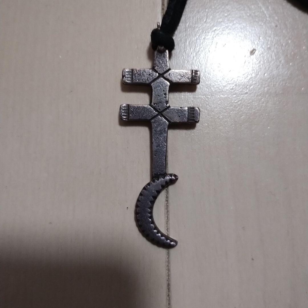 【博多eight選定】インディアンジュエリーシルバー×ディアスキンネックレス