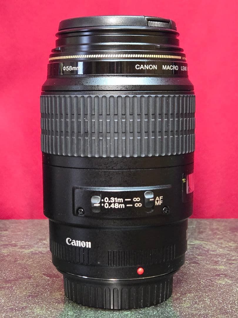【美品】EF100mm F2.8 マクロ USM【純正フード付】
