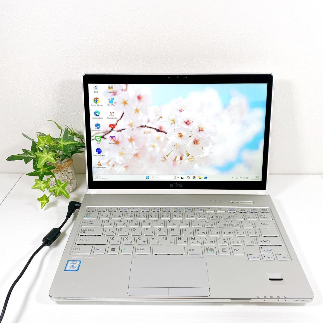 タッチパネル✨事務作業OK✨Win11✨i5✨SSD✨富士通ノートパソコン✨11