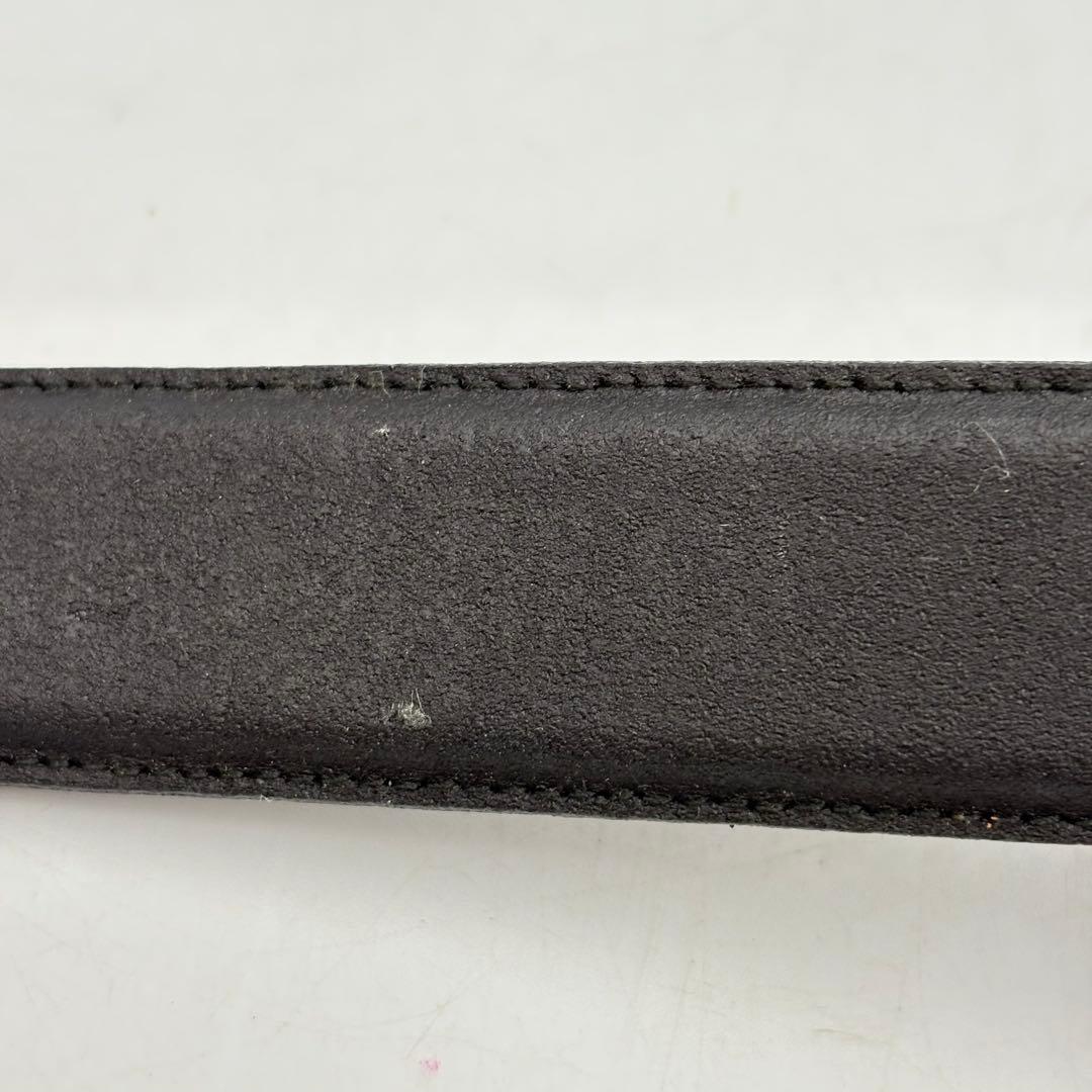 フェンディ ベルト ユニセックス レザー ブラック ロゴ 0904-S6790t