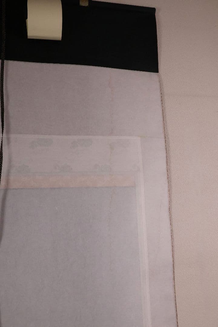 【真作】仏画 大峰 竹内白雅筆 紺地金泥 如意輪観音図 絹本 掛軸 MA634