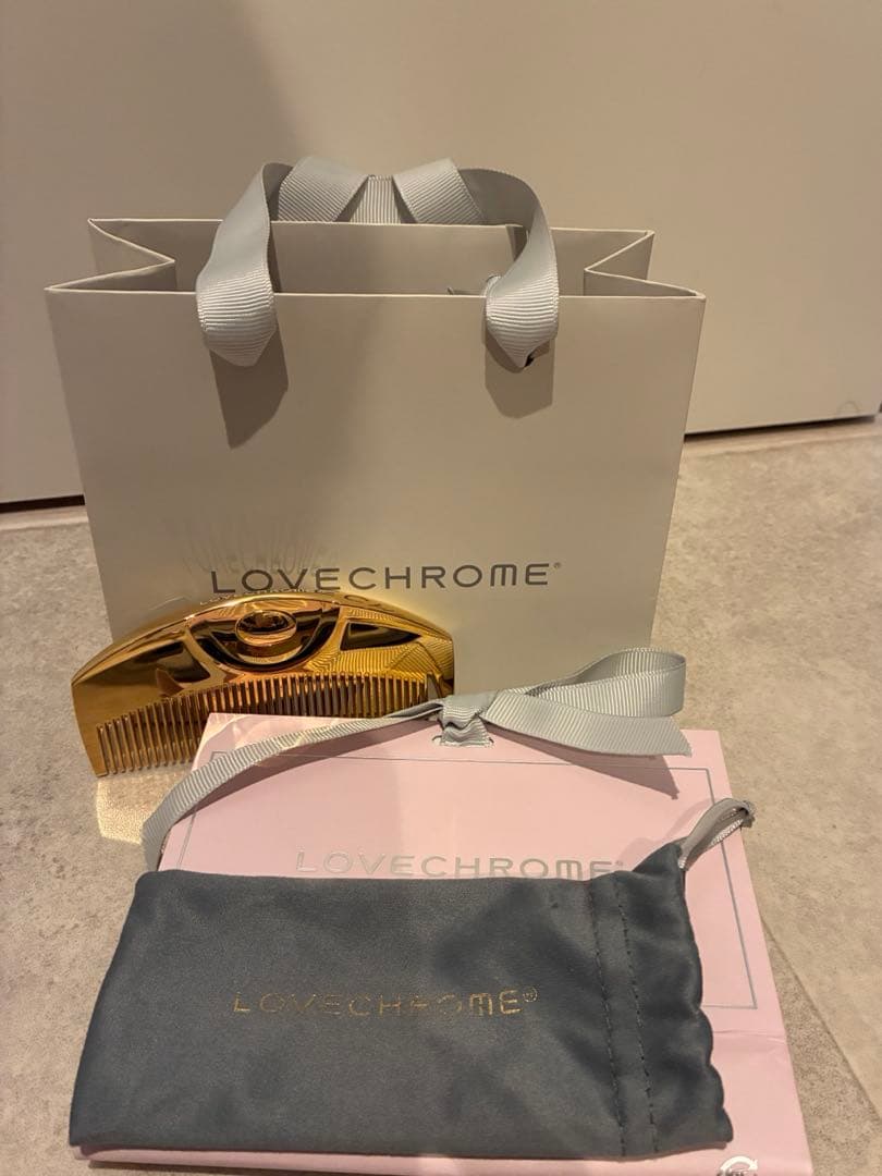 LOVECHROME ツキ ゴールド ヘアコーム セット