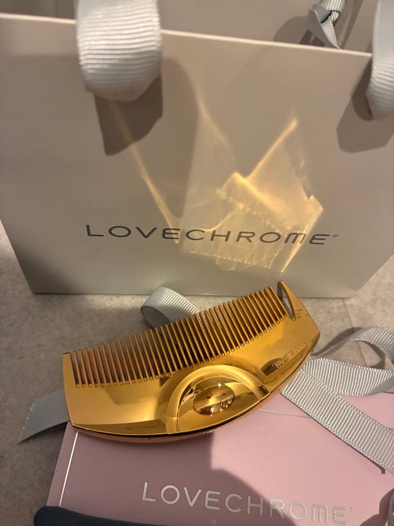 LOVECHROME ツキ ゴールド ヘアコーム セット