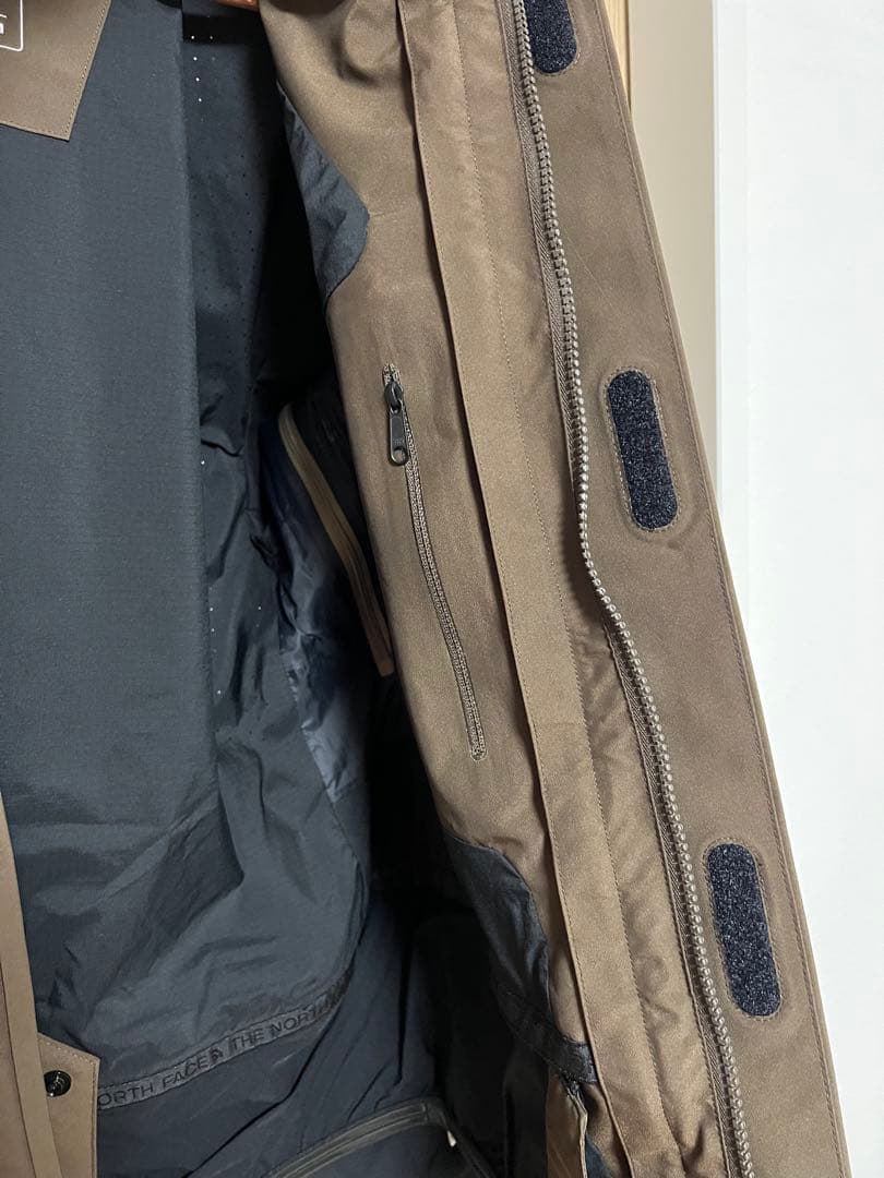 ノースフェイス　マウンテンジャケット　ブラウン×ブラック　マウンテンパーカー
