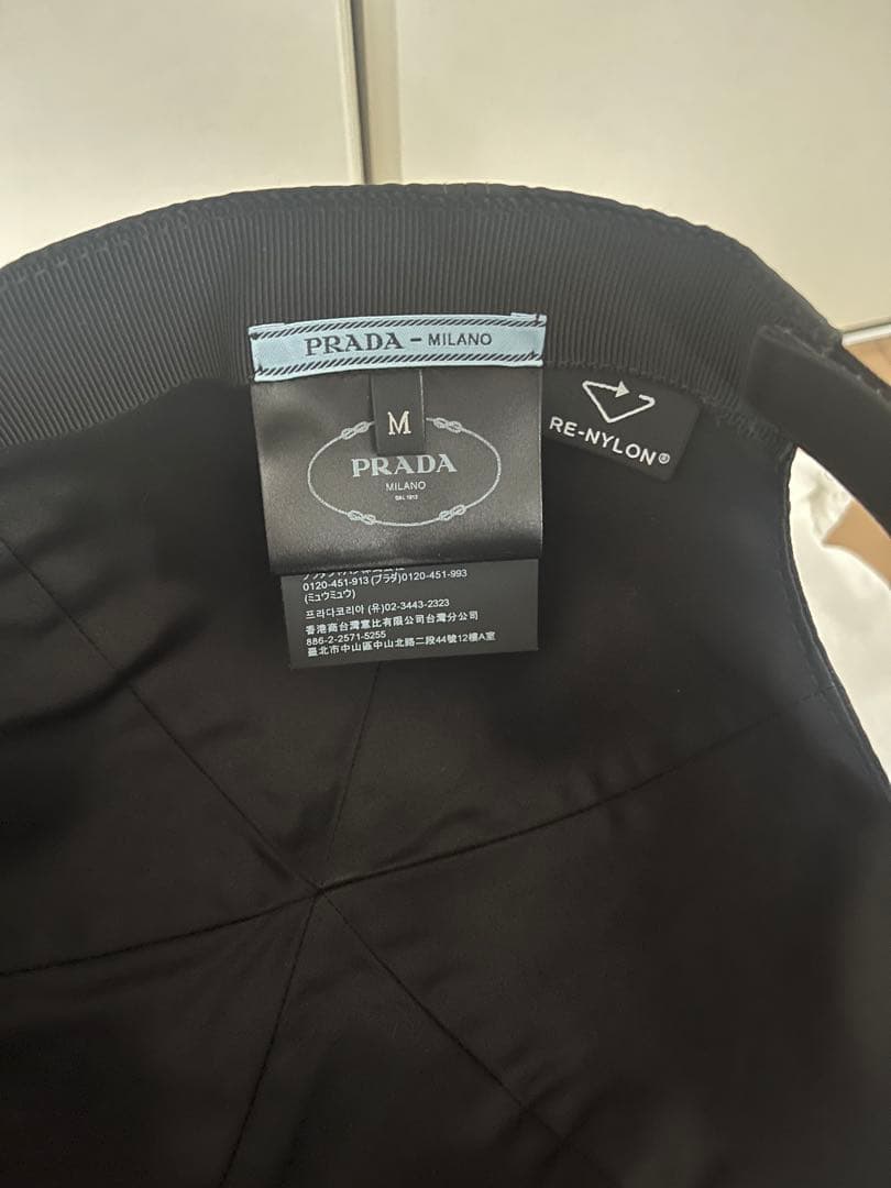 ♡PRADA♡ブラック ベースボールキャップ M
