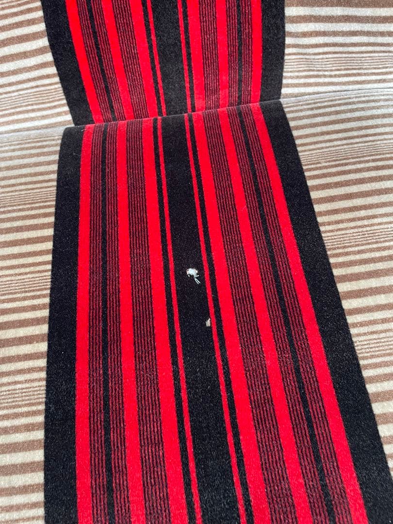 ビンテージ/レトロ/ミッドセンチュリー/モケットソファ/ストライプ/1人掛け