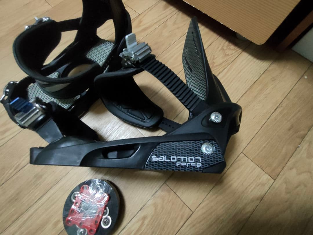 Salomon Force ビンディング ブラックL スノボ フリースタイル