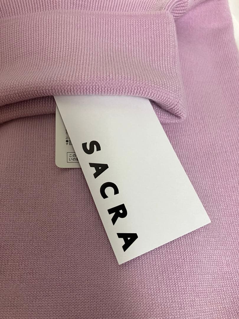 新品 今季 SACRA サクラ EXTRA FINE MERINO TOP 38
