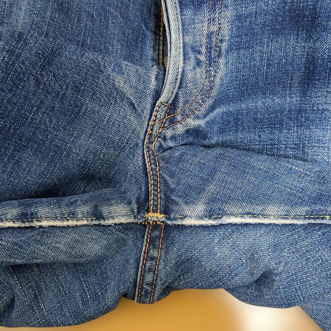 フルカウント 旧モデル 0105 W34ダークブルー ストレートデニム ジーンズ