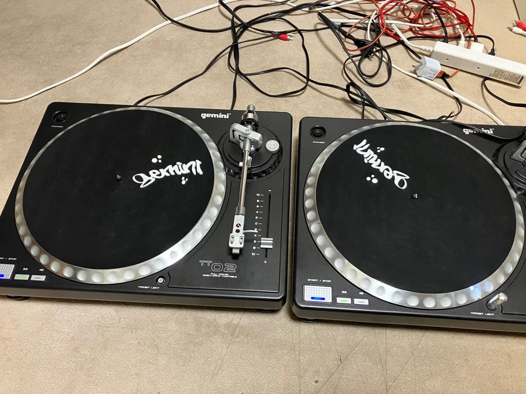 ジェミニ　gemini TT02 ターンテーブル ２つ