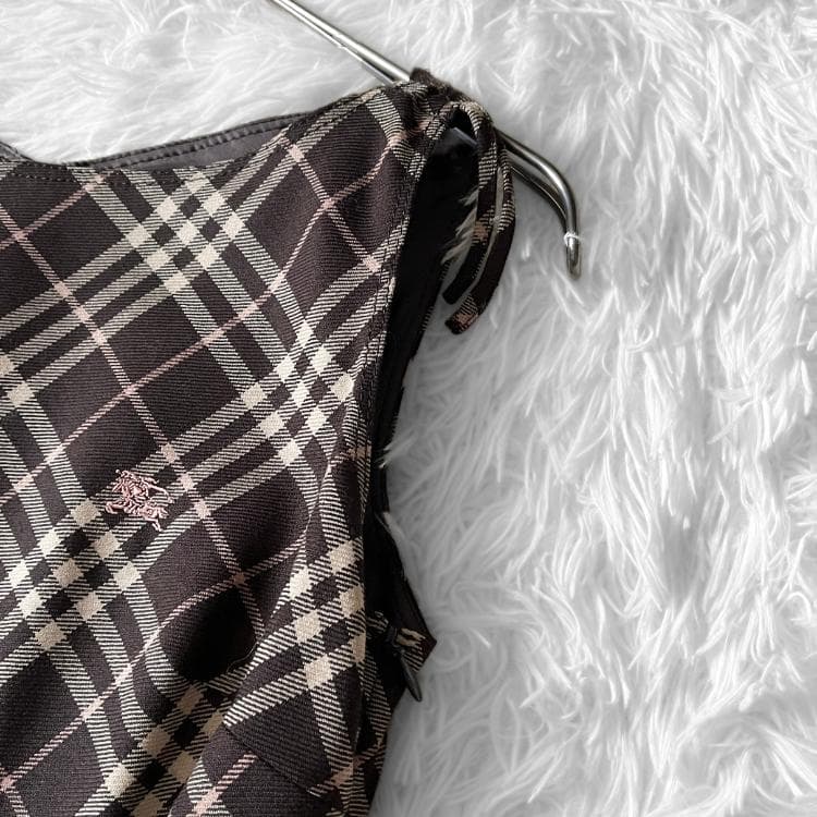 極美品 BURBERRY BLUE LABEL ノバチェック ワンピース 三陽