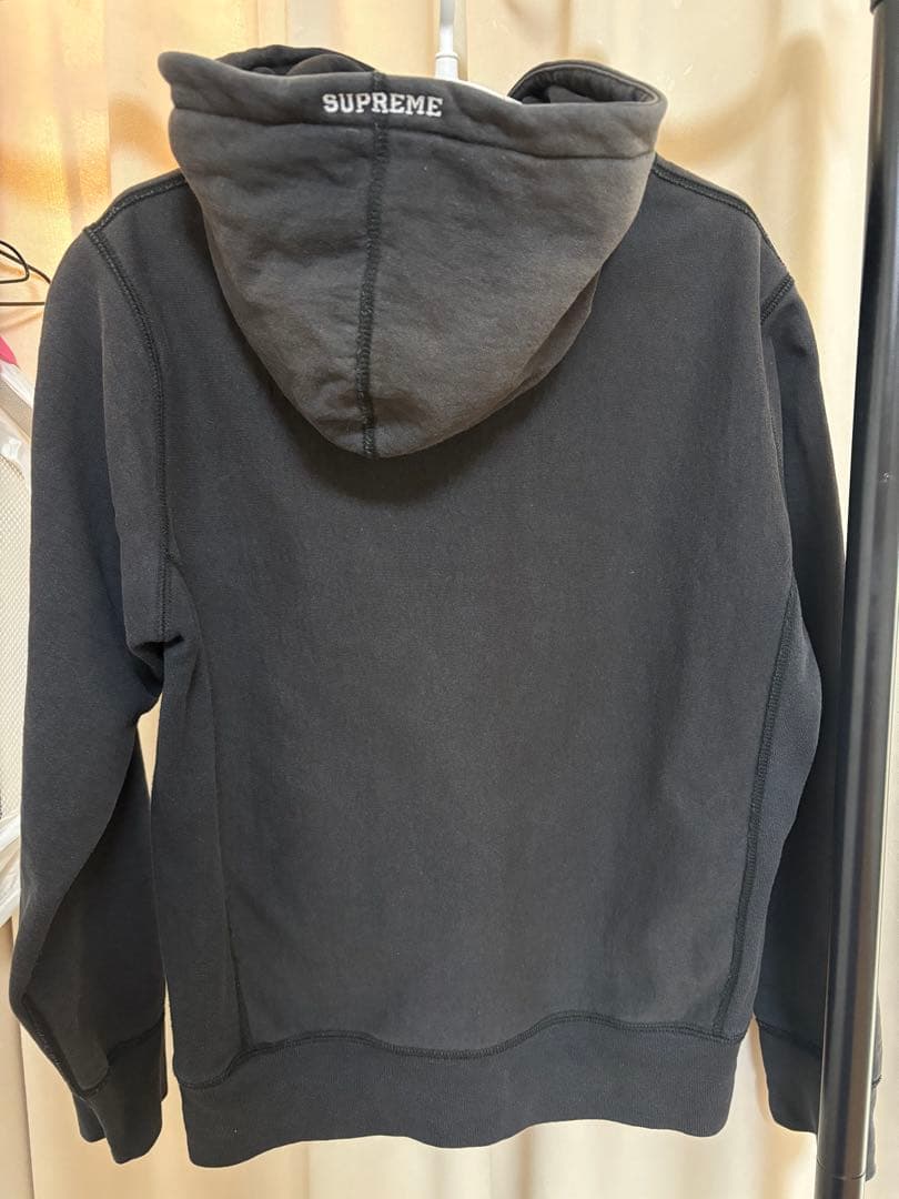 SUPREME Sロゴ　ブラック パーカー