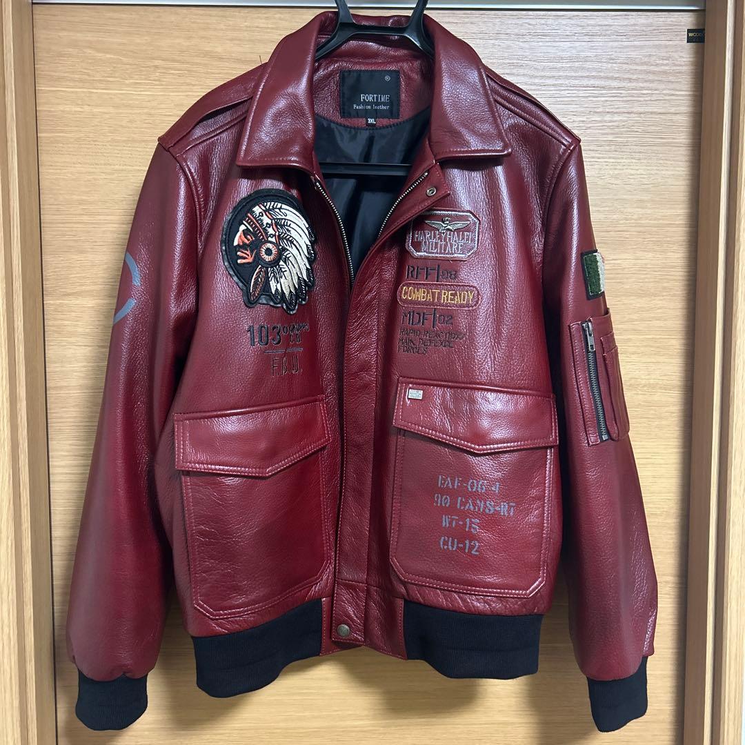 FORTIME 牛革 ジャケット