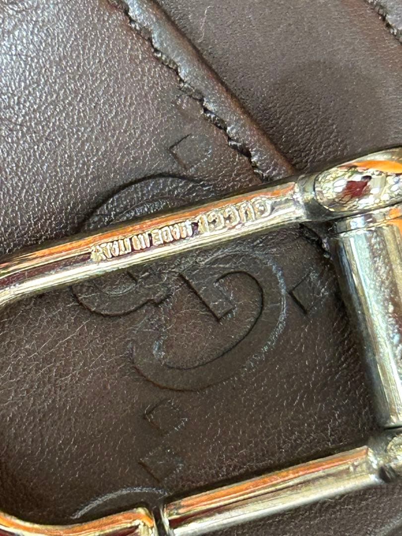 GUCCI GGパターン ケース ブラウン　キーホルダー付き　未使用