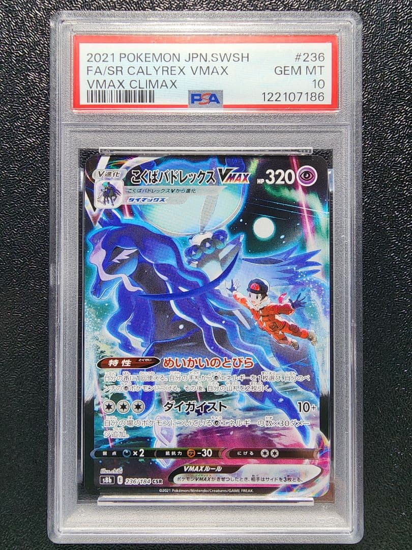 こくば・はくばバドレックスVMAX CSR PSA10・2連番