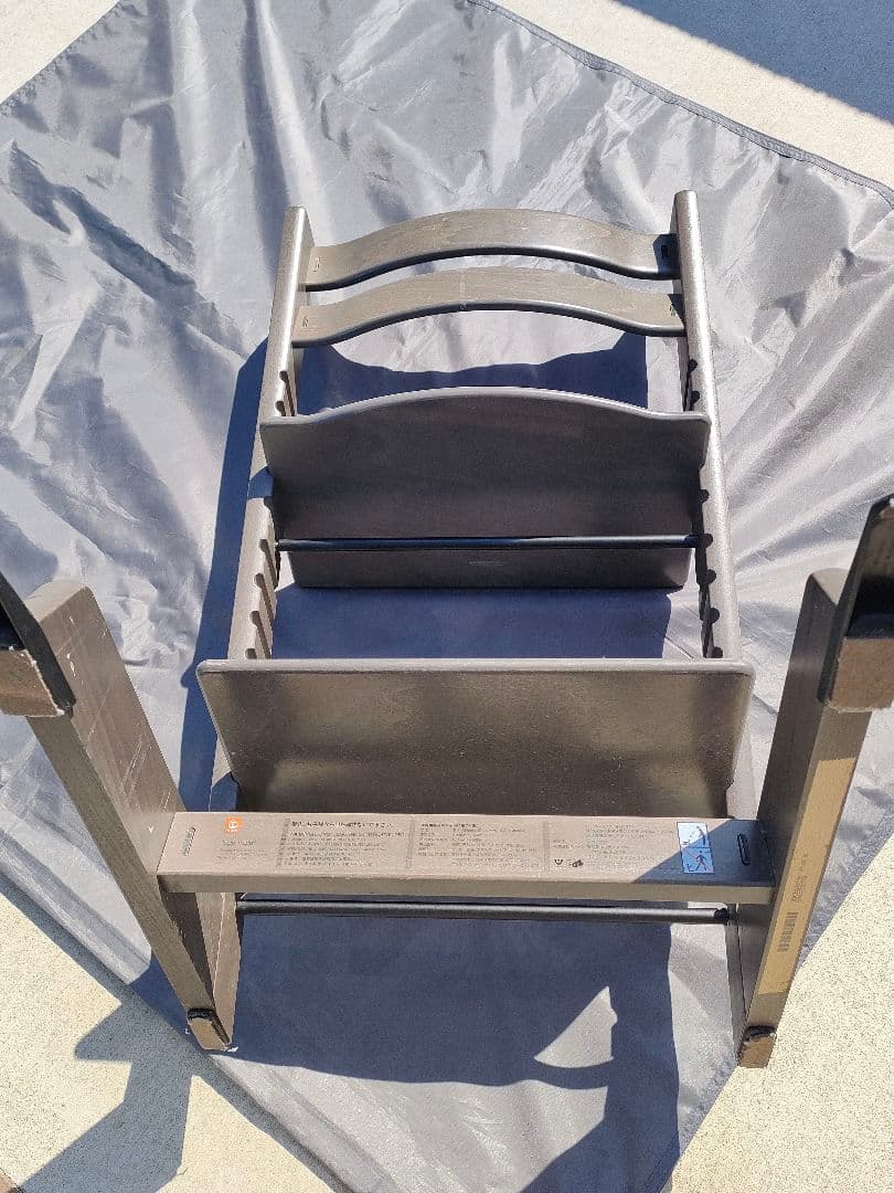 ストッケ トリップトラップ シリアルNo.4 グレー ベビーチェア スライダー付