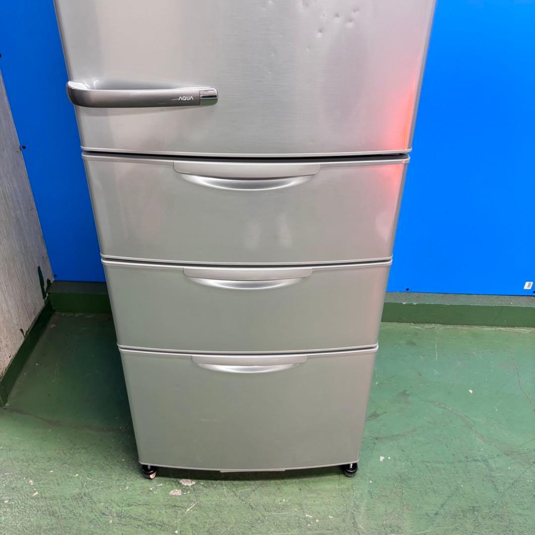 658 冷蔵庫　大型　300L〜400L 半年保証付　右開き　洗濯機有　半年保証