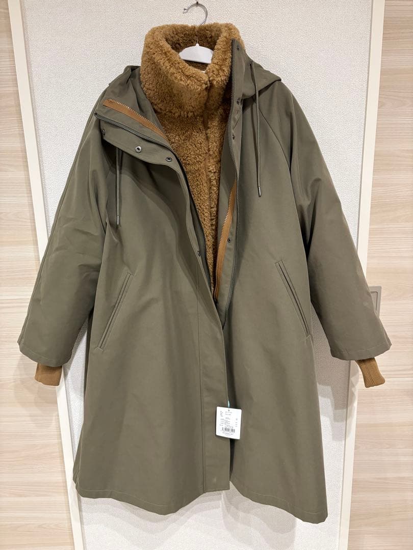 wcj 【撥水】エコファーライナー付きコート