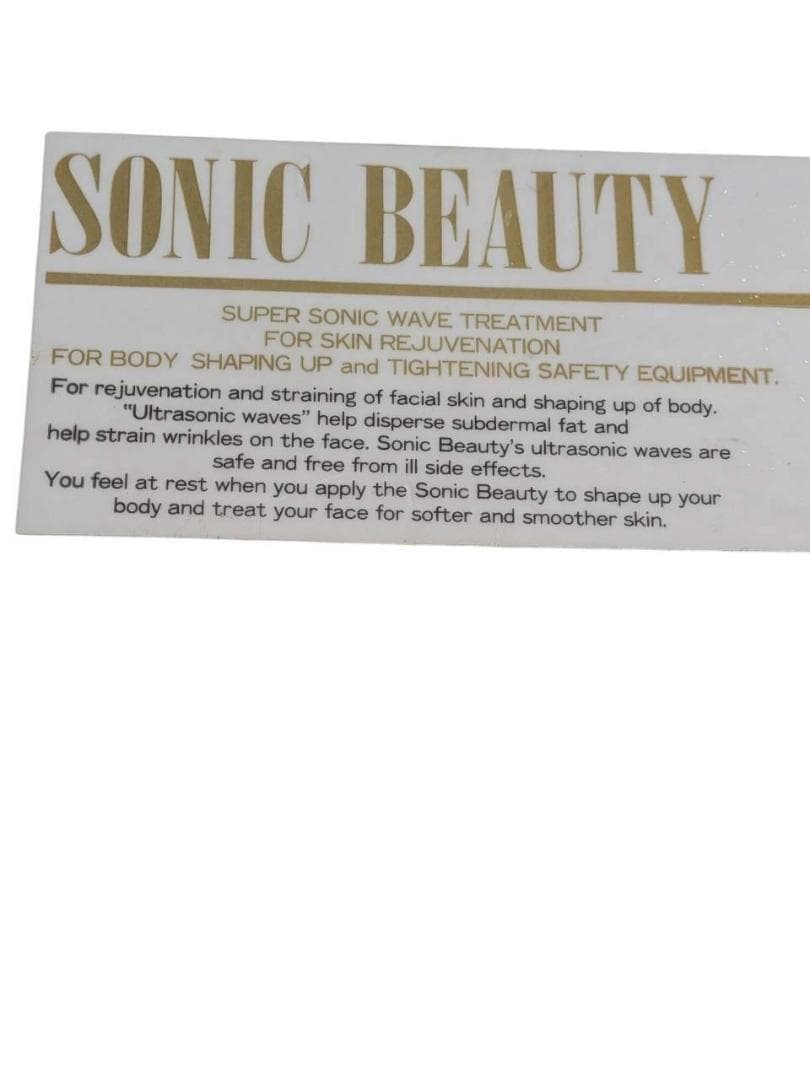 ソニックビューティー JSCA 超音波美容機 HSJ-02A