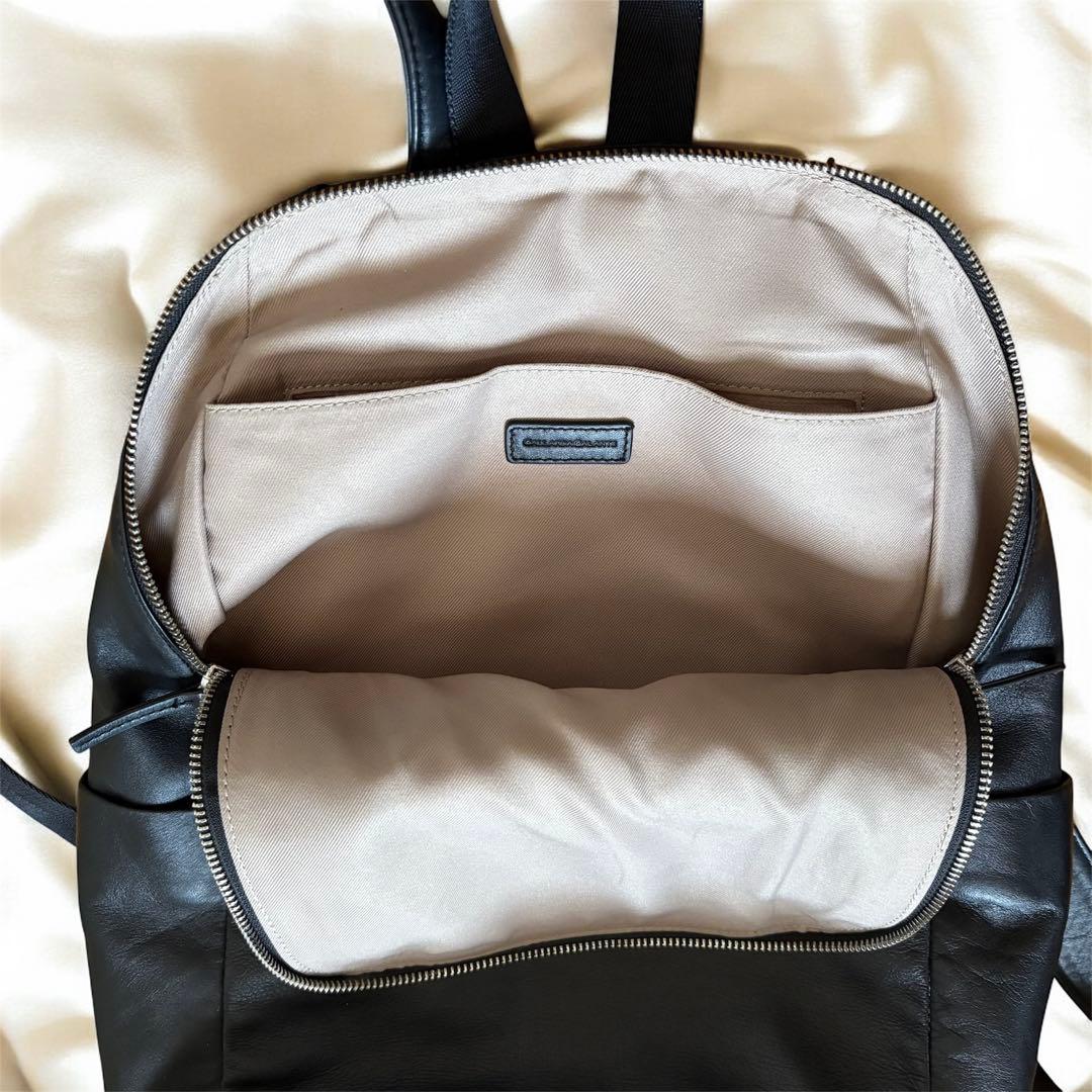 GALLARDAGALANTE ガリャルダガランテ レザーリュック 黒　A4可