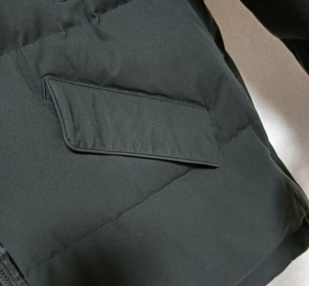 ナノユニバース　西川ダウン ソロテックス Aラインダウン　BLACK　Sサイズ