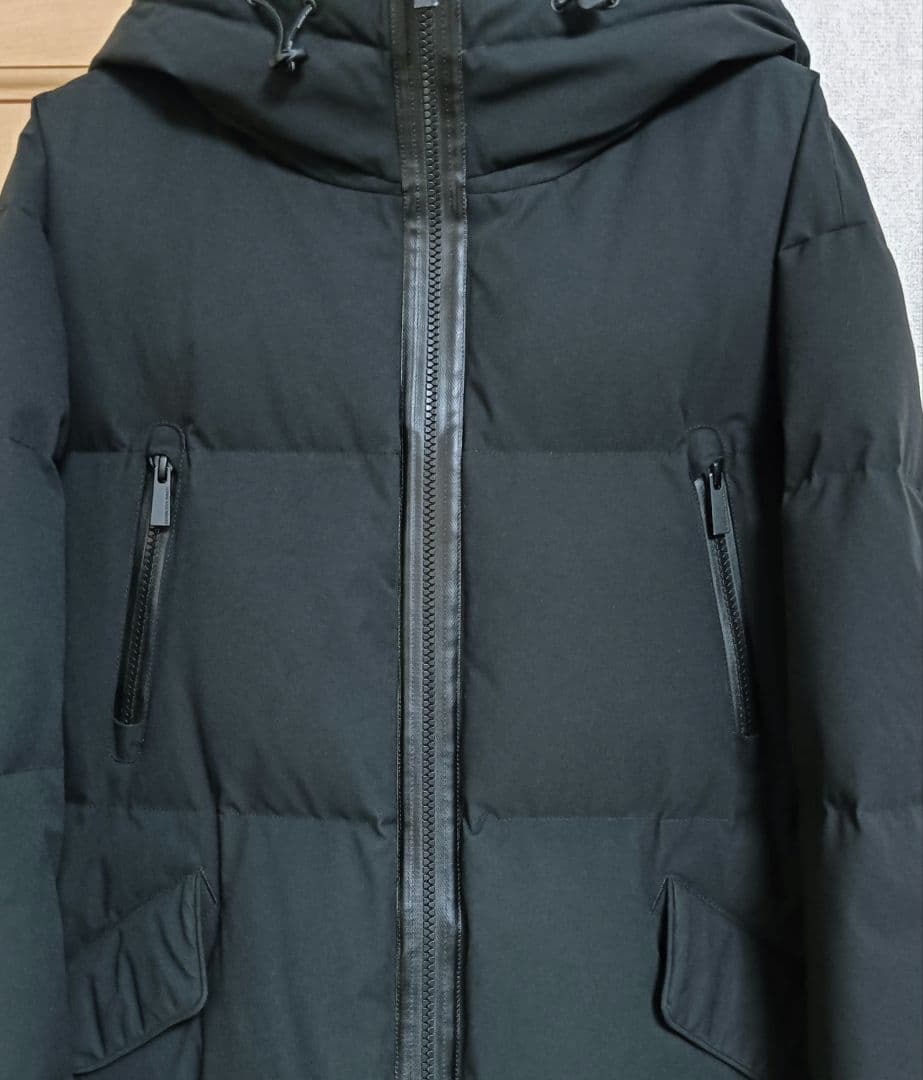 ナノユニバース　西川ダウン ソロテックス Aラインダウン　BLACK　Sサイズ