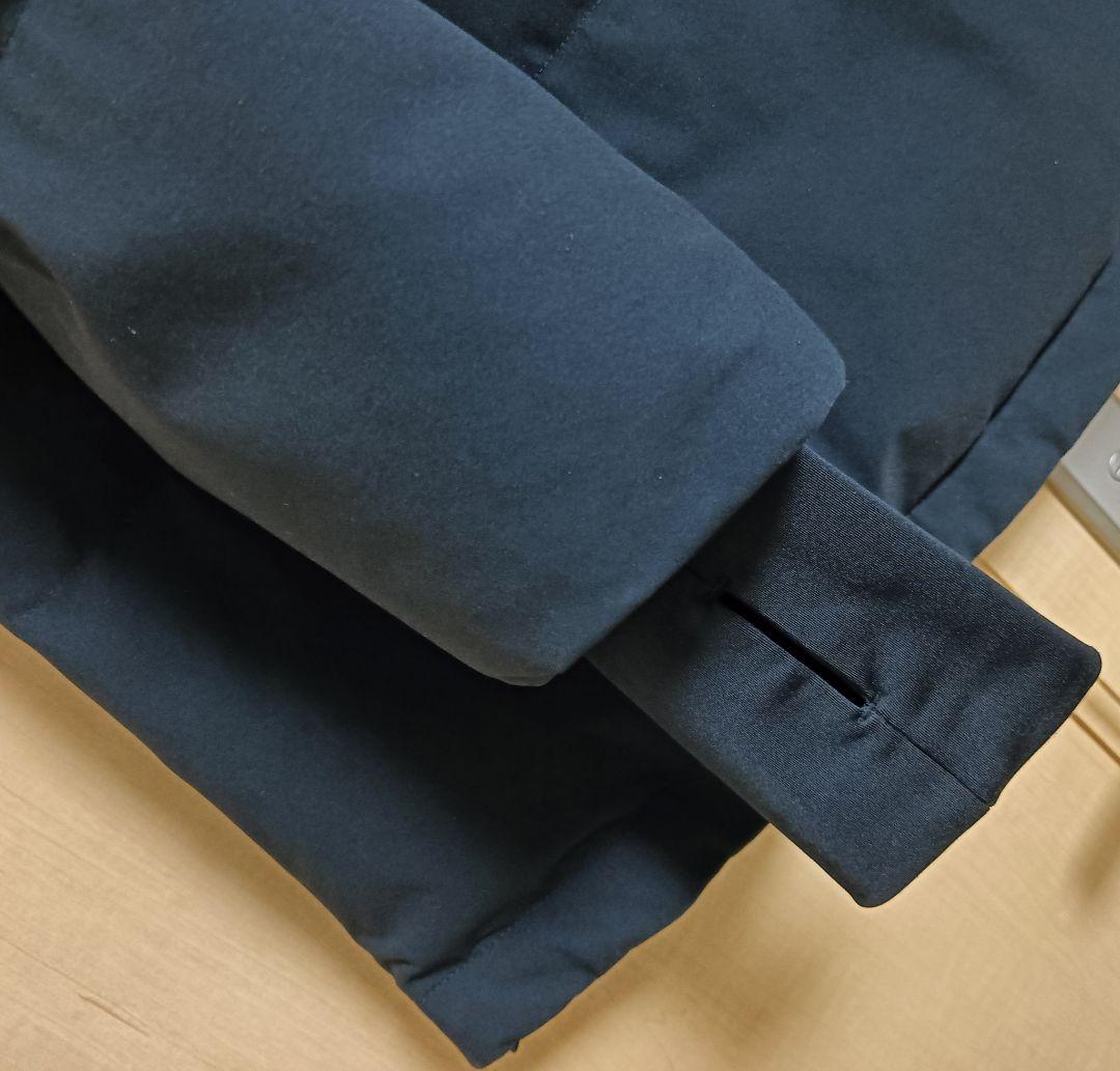 ナノユニバース　西川ダウン ソロテックス Aラインダウン　BLACK　Sサイズ