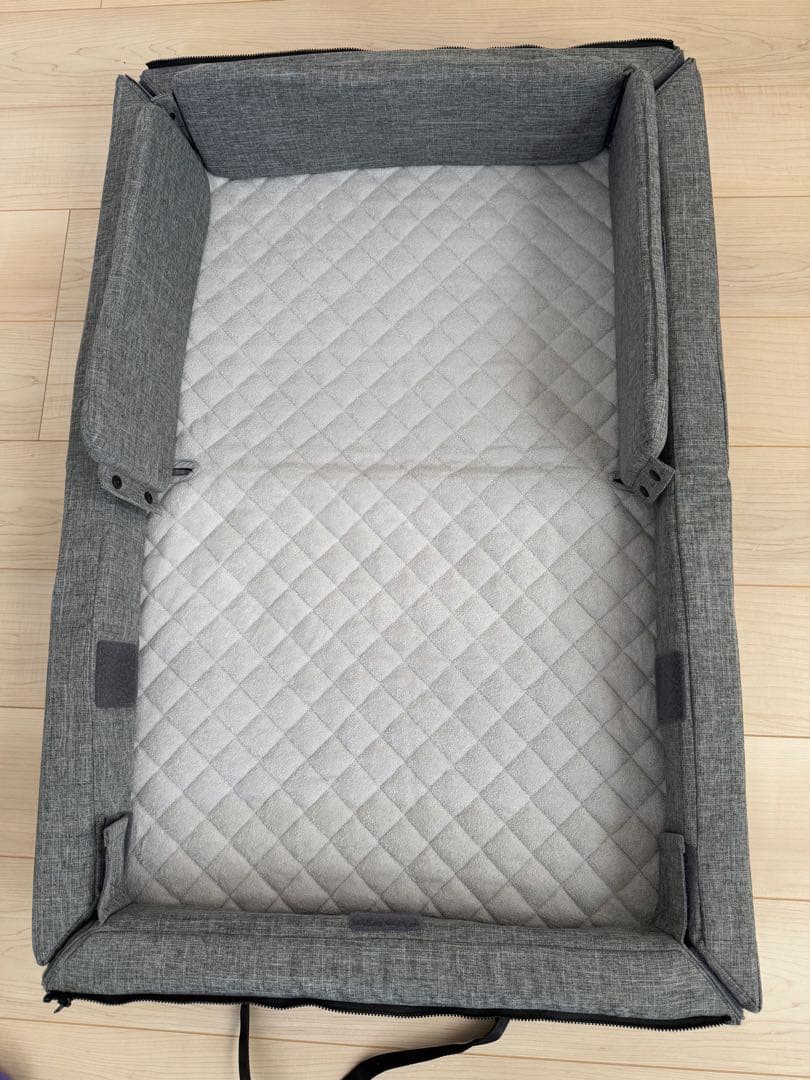 【美品】ファルスカ　コンパクトベッド　Free グレー