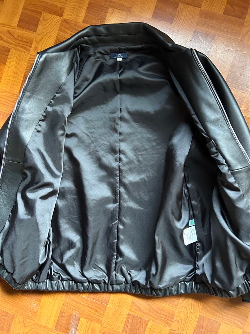 ラムレザー ZIP UP ジャケット／アイテムズ アーバンリサーチ