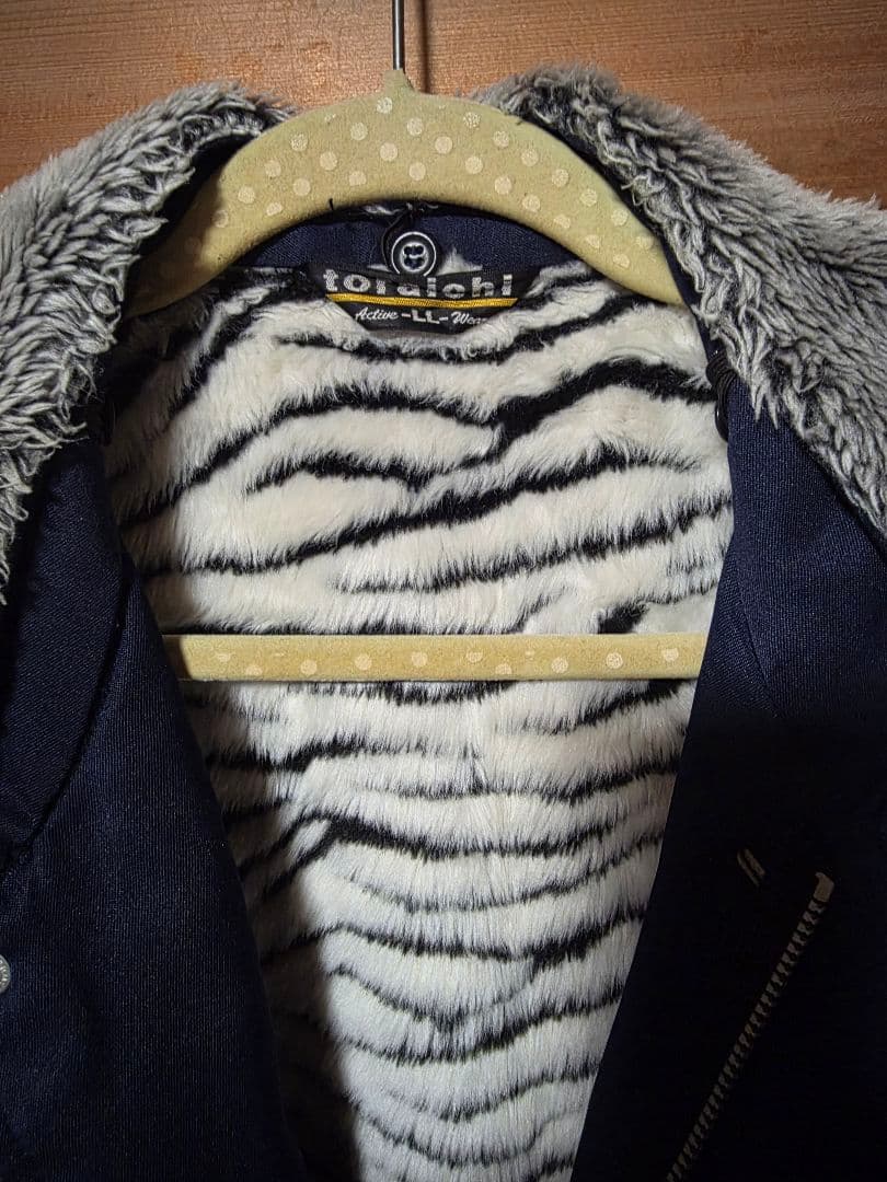 toraichi ネイビー ドカジャン xl ゼブラ柄　廃盤　即日発送可