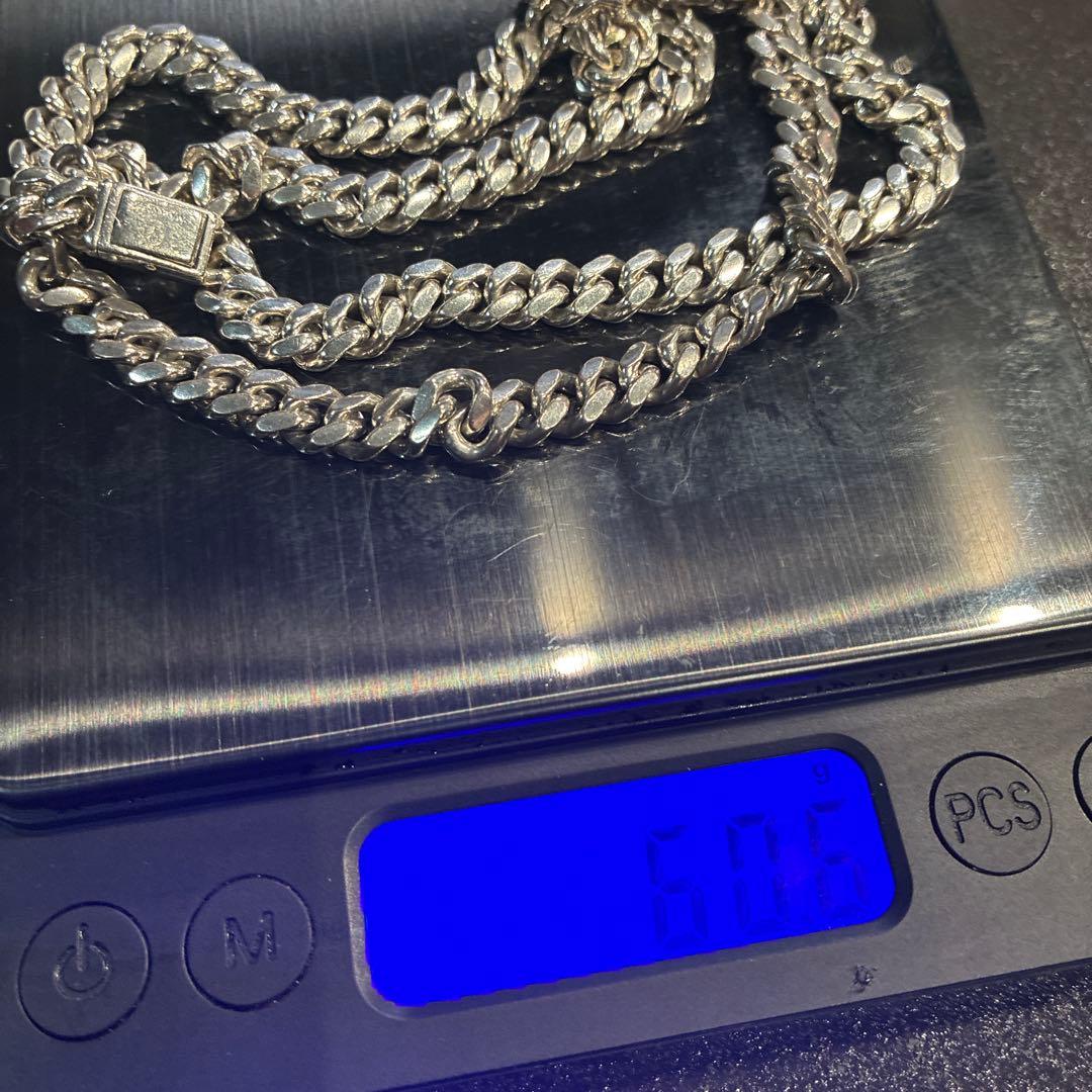 アヴァランチ　シルバー　マイアミチェーン　60cm ネックレス