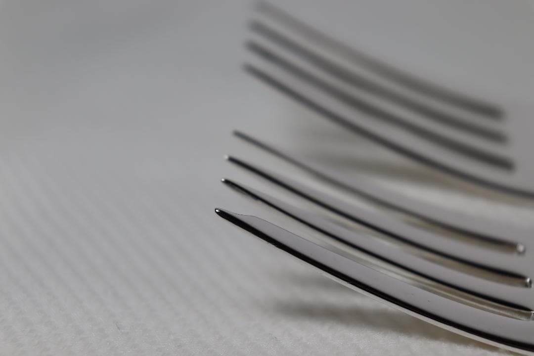 アメリカ■ウォレス■デザートフォーク２本組■とても優雅なローズポイント・パターン