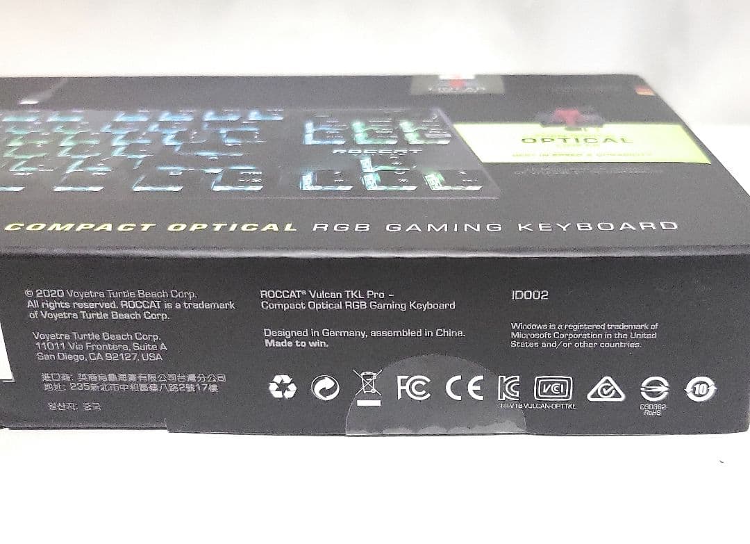 ROCCAT ゲーミングキーボード VULCAN TKL Pro
