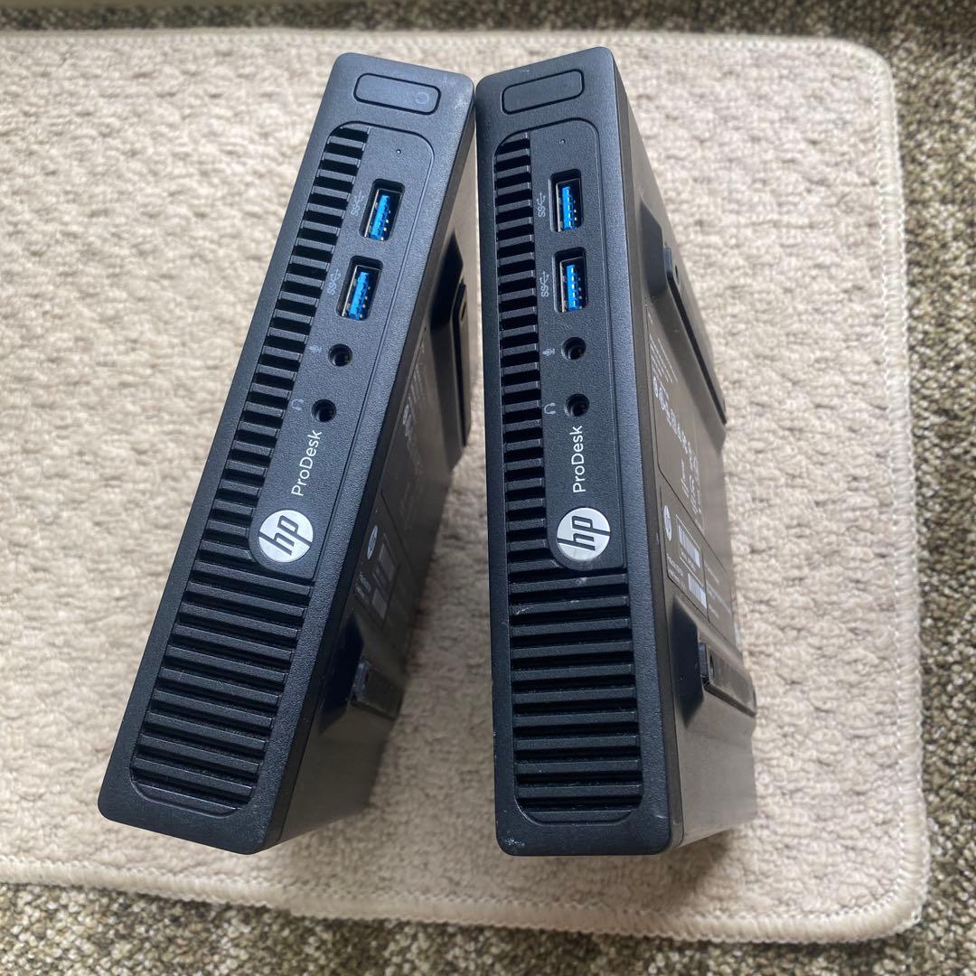 HP ProDesk 400 G2 Mini パソコン2台まとめ売り