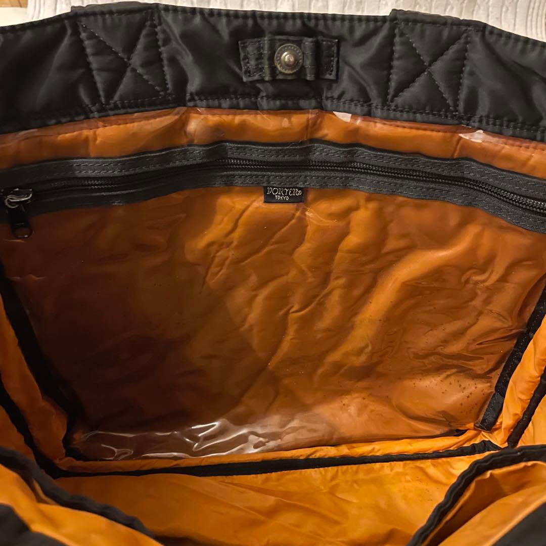 【希少✨】PORTER タンカー 2way トートバッグ サイドジップ 大容量