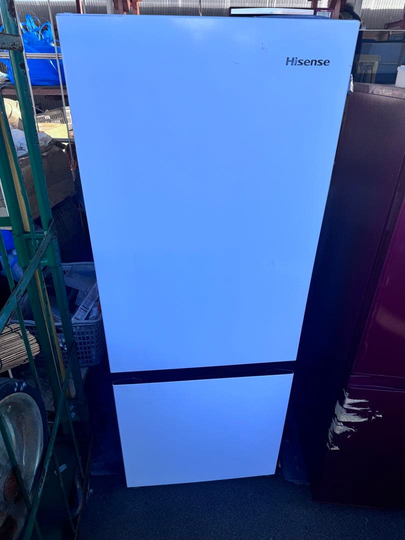 Hisense HR-P15F 冷蔵庫 2ドア ホワイト