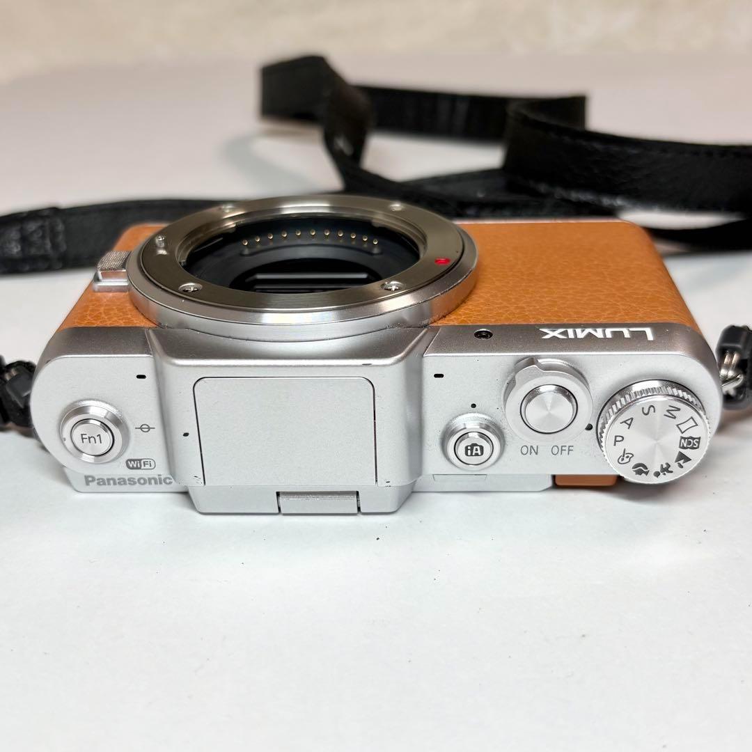 Panasonic DMC-GF7 ブラウン ダブルレンズキット 一眼 美品