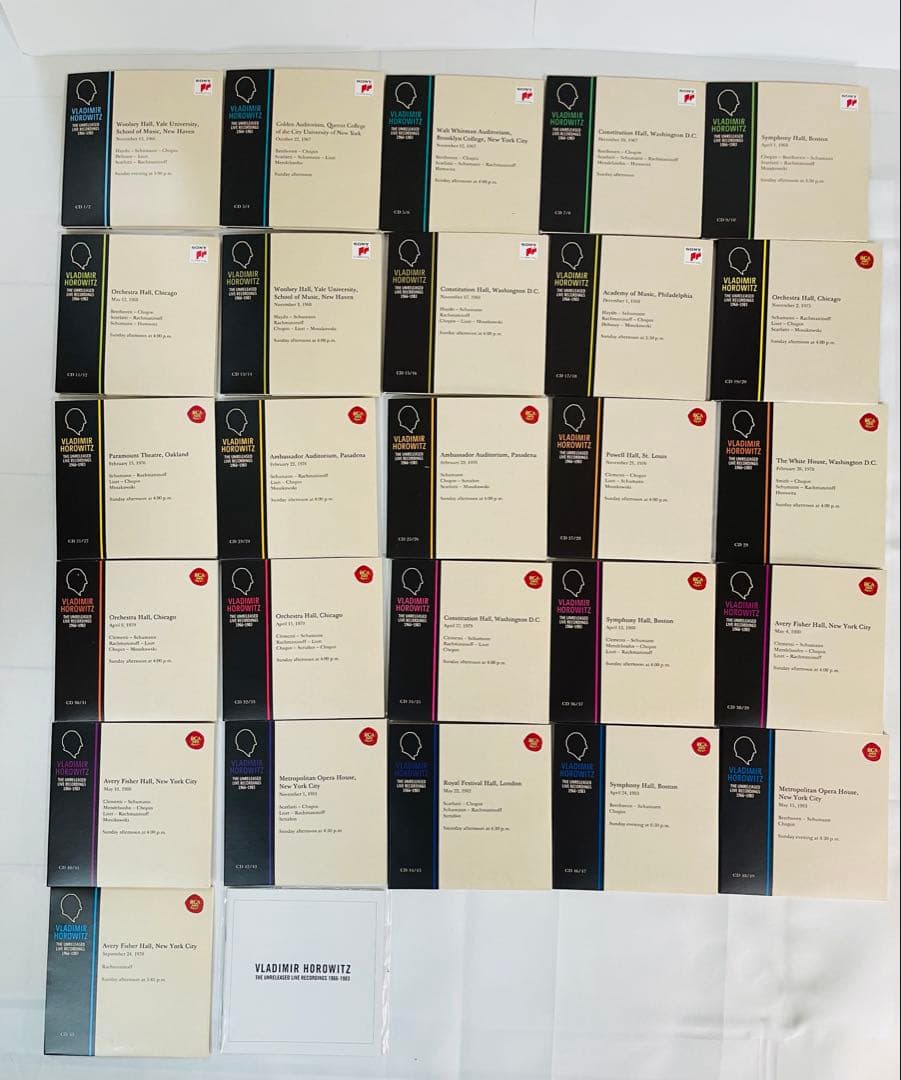 ホロヴィッツ 未発表ライブ録音集(1966-83)50CD 生産限定 日本語訳付