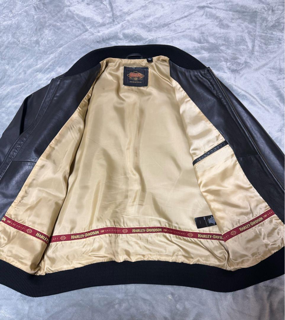 120周年限定品★Harley-Davidson レザージャケット L