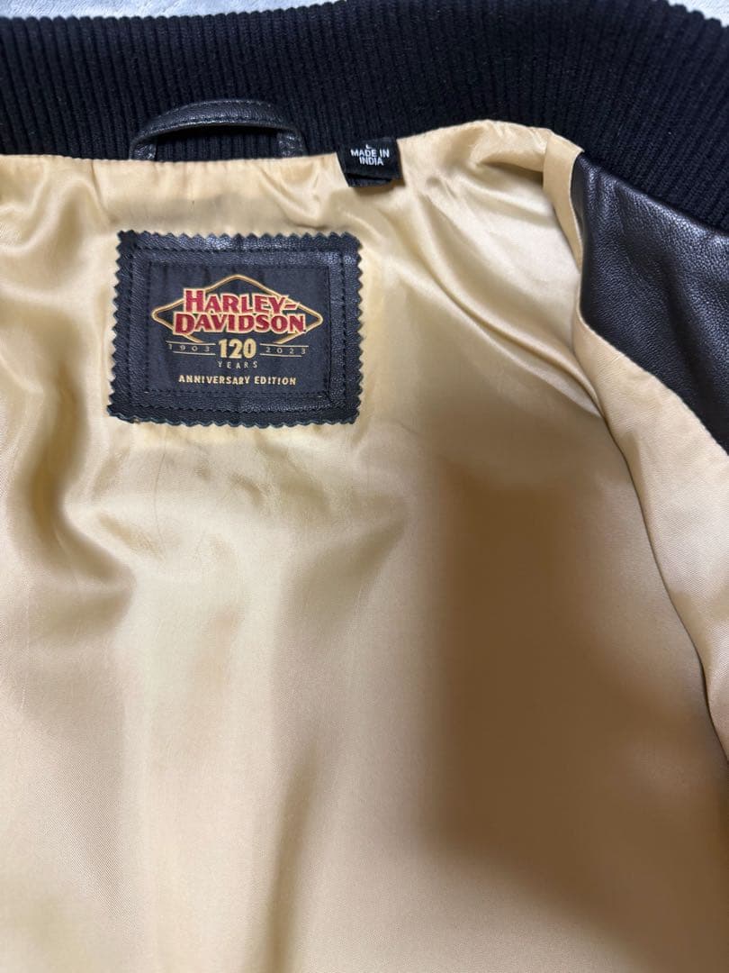 120周年限定品★Harley-Davidson レザージャケット L