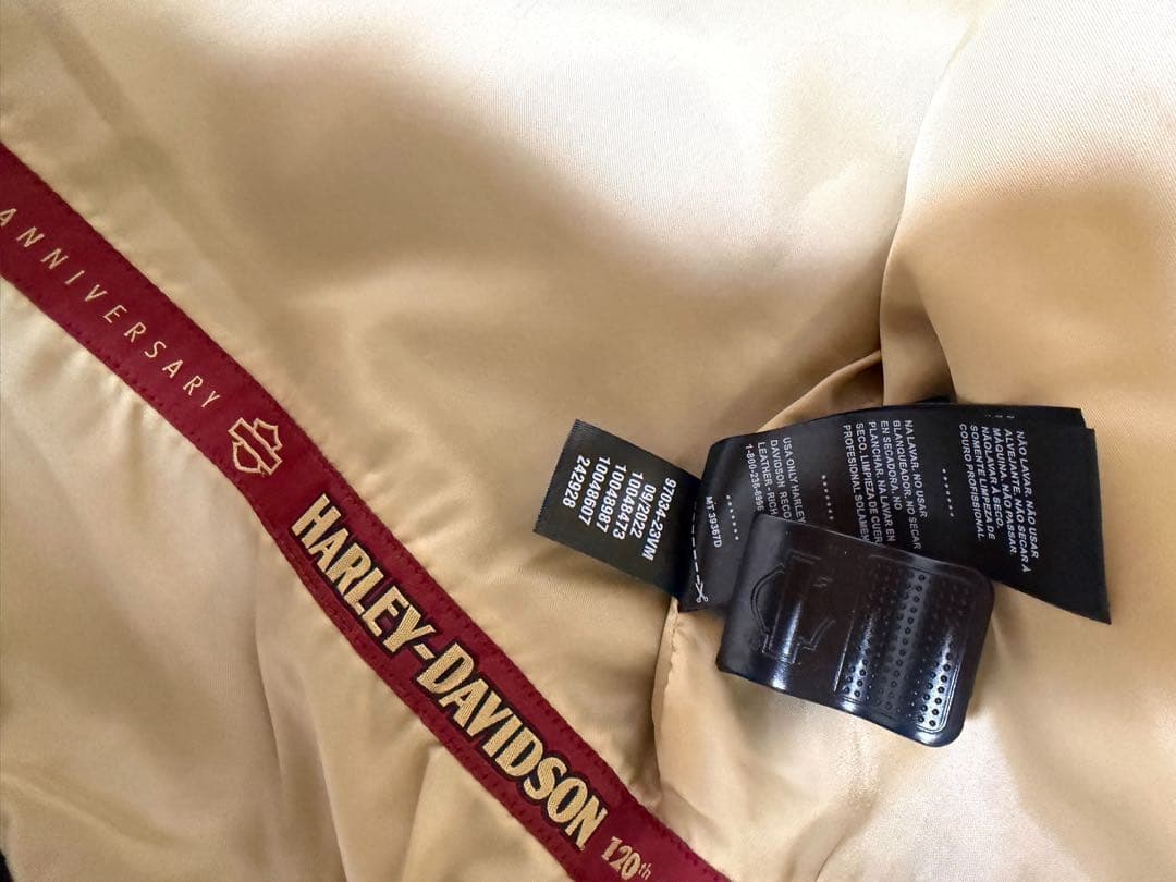 120周年限定品★Harley-Davidson レザージャケット L