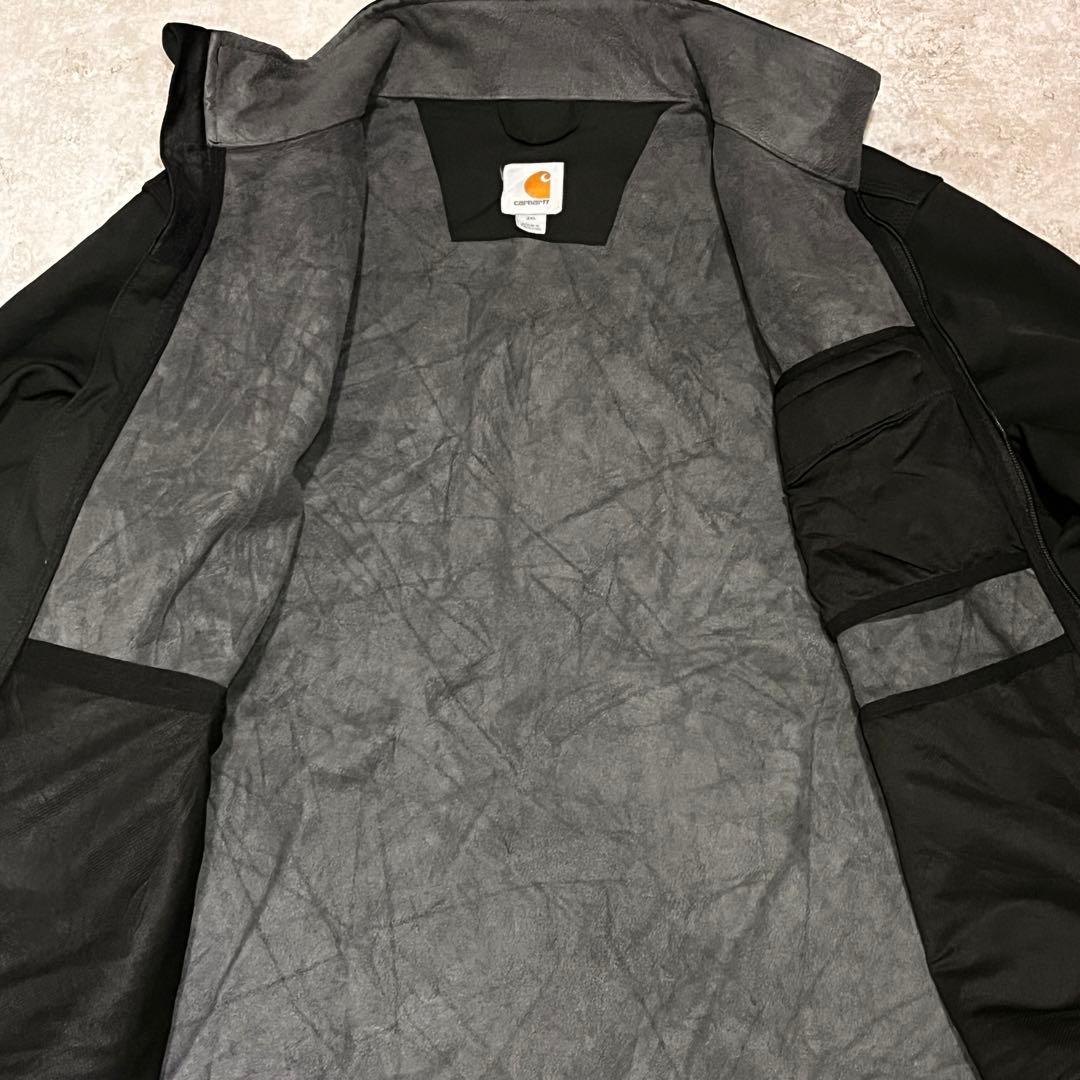 美品 Carhartt Crowley Jacket ソフトシェル 2XL 黒