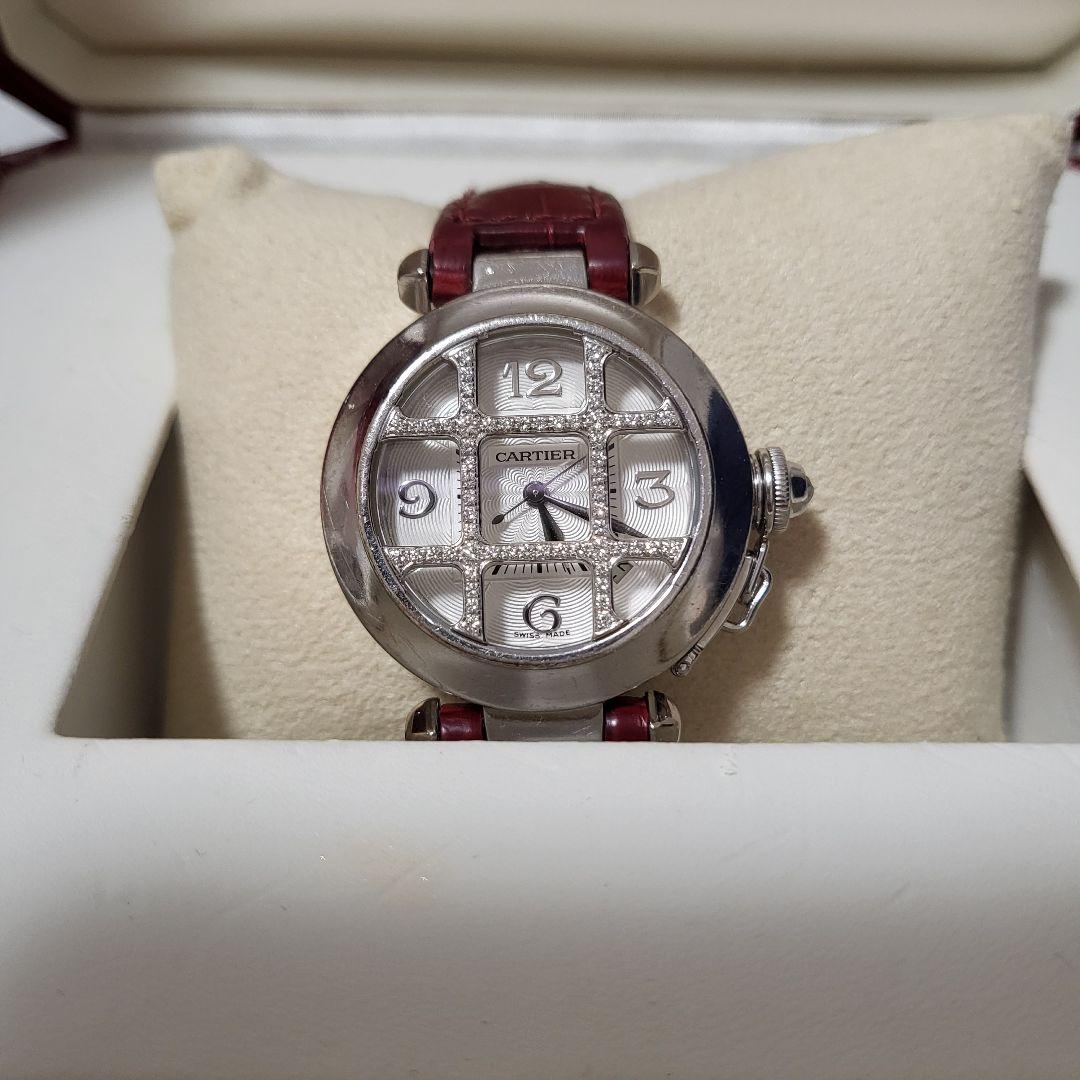 A.S。Cartier オートマチック手巻き時計 パシャ32+領収書